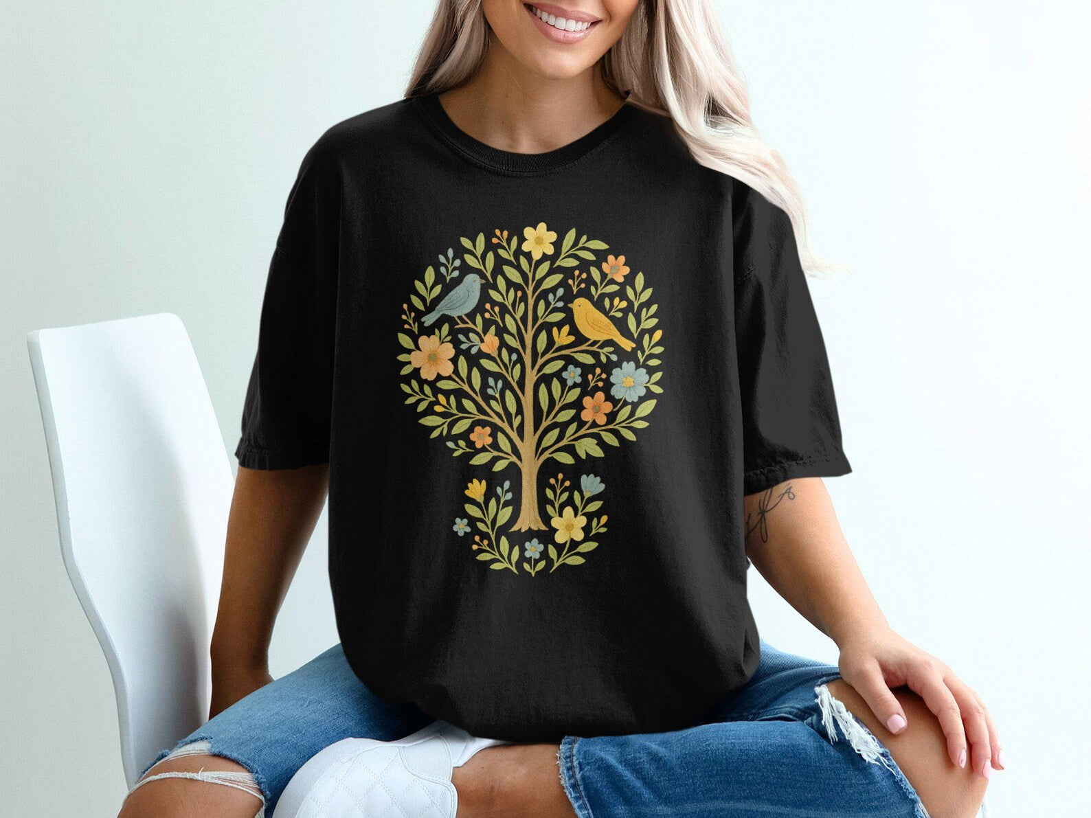 Tricou Oversized BUMBAC 100% Bloom 9
